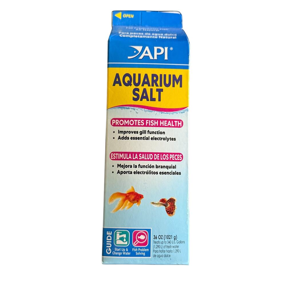 API Aquarium Salt For Freshwater Fish All Natural 36oz NEW